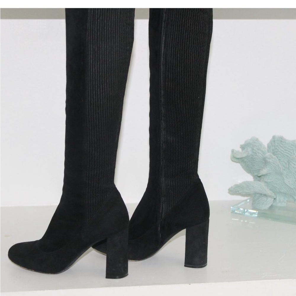 Chloe Black Heeled Boots